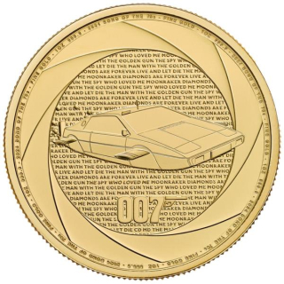 NEU* Endlich Bestellbar * 1 oz Gold UK 2024 BU - BOND007 - WET NELLIE - Lotus Esprit - DER SPION DER MICH LIEBTE - Sechs Jahrzehnte 007 - 2. Ausgabe - Bond in den 60ern - Six Decades of 007