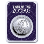 NEU* 1 oz Tokelau 2024 BU Coin Card - Sternzeichen Zodiac...