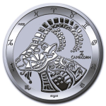 NEU* 1 oz Tokelau 2024 BU Coin Card - Sternzeichen Zodiac...