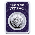 NEU* 1 oz Tokelau 2024 BU Coin Card - Sternzeichen Zodiac...