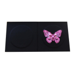 2 oz silber Gussbarren - SCHMETTERLING/Butterfly - UV-Effekt + GLOW-in-the-DARK - Handgegossener Barren - Handmade - EINZELSTÜCK