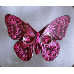 2 oz silber Gussbarren - SCHMETTERLING/Butterfly - UV-Effekt + GLOW-in-the-DARK - Handgegossener Barren - Handmade - EINZELSTÜCK