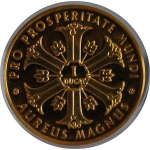 3,45 g Gold 1960 Proof - AUREUS MAGNUS MARATHONIA - “PRO PROSPERITATE MUNDI” " Für den WOHLSTAND DES VOLKES” - Sehr rar