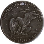 8,92 g Silber - USA 1 $ 1974 Silberdollar  - EISENHOWER...