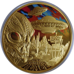 1 oz Gold Niue 2024 Proof - ALIEN ENCOUNTERS - Alien...