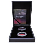 LETZTE MÜNZEN*** 2 x 1 oz Neuseeland 2024 Proof - DARK & LIGHT SKY - GLOW-in-the-Dark - Aurora Australis & Dark Sky Places -  2x1$