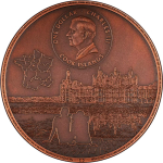 50 g Cook Island 2024 Proof Kupfer - Chateau de Chambord - Französisches Schloss - 1$