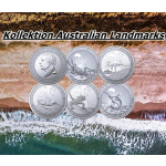 NEU * 1 oz Tokelau 2024 BU - SALZWASSER-KROKODIL - Serie Ausralian Landmarks 1. Münze - 5 NZ$ - incl. Premium Münzkapsel