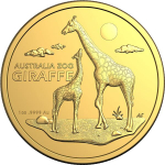 NEU* 1 oz Gold Australien 2024 BU - GIRAFFE - Australien...