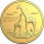 NEU* 1 oz Gold Australien 2024 BU - GIRAFFE - Australien Zoo serie - 100 AU$ - Premium Anlagemünze der RAM