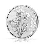 Österreich 10 Euro Silber 2024 - VEILCHEN - VIOLETS - 2024 - Coin Card HGH Handgehoben - Mit der Sprache der Blumen