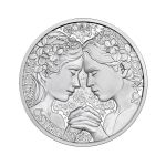 Österreich 10 Euro Silber 2024 - VEILCHEN - VIOLETS - 2024 - Coin Card HGH Handgehoben - Mit der Sprache der Blumen