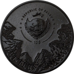 2 oz Silber Palau 2024 - OZELOT - Jäger der Nacht - Hunters by Night Ausgabe 4 - Black Proof Obsidian - Coin Invest Liechtenstein