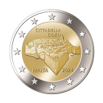 2 Euro Malta 2024 BU Coin Card - Citadella Gozo