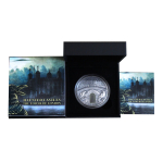 2 oz Ghana 2019 -  MARIE STUART Tower of London Haunted Castle - GLOW-in-the-Dark - Silber Antique Finish 10 Cedis