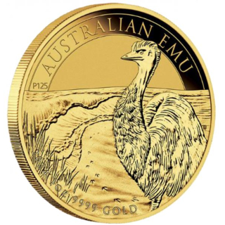 1 Unze Gold Emu 2024 BU Australien 100 AUD