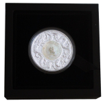 AURINUM*SUMMER*SALE** 2 oz Australien 2024 Proof DOUBLE DRAGON MOTHER of PEARL - Doppeldrache mit ECHTEM PERLMUTT - Silber 2 AU$