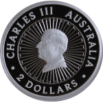 AURINUM*SUMMER*SALE** 2 oz Australien 2024 Proof DOUBLE DRAGON MOTHER of PEARL - Doppeldrache mit ECHTEM PERLMUTT - Silber 2 AU$