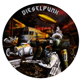 NEU*NEW* 2 oz Silber Niue 2024 - DIESELPUNK - 3-Dimensionaler Effekt - UV Fluoreszierend - "Serie Punk Universe"  - Ultra High Relief