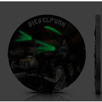 2 oz Silber Niue 2024 - DIESELPUNK - 3-Dimensionaler Effekt - UV Fluoreszierend - "Serie Punk Universe"  - Ultra High Relief