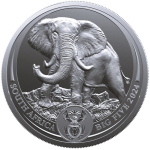 NEU* 1 oz Südafrika 2024 - ELEFANT - Big Five Serie III - Silber Coin Card - 5 Rand