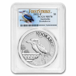 1 oz Australien 2022 Kookaburra - PCGS MS 70 - Coin Card...