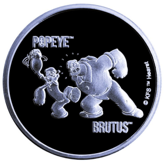 AURINUM*SUMMER*SALE** 1 oz Samoa 2024 - POPEYE & BRUTUS - 2 NZ$  - nur wenige !