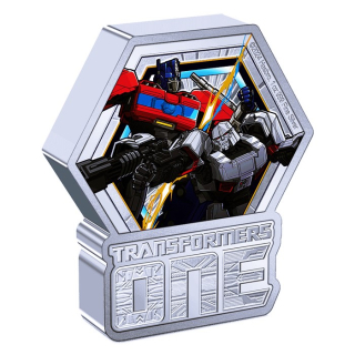 1 oz Niue 2024 Proof - TRANSFORMERS ONE - Optimus Prime vs. Megatron - Hexagon Prägung - Transformers Kollektion serie - 2 NZ$ - nur wenige