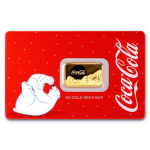 5 g Goldbarren COCA COLA EISBÄR - Coin Card Certi...