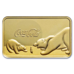 5 g Goldbarren COCA COLA EISBÄR - Coin Card Certi...