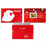 5 g Goldbarren COCA COLA EISBÄR - Coin Card Certi Pamp Suisse - Coca Cola Kollektion