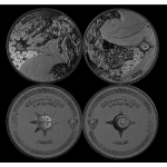 2 x 1 oz GERMANIA 2024 - SKÖLL & HATI - BLACK BU...