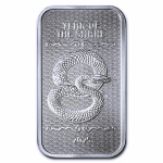 NEU* 1 oz Silber Motivbarren 2025 SCHLANGE - Jahr der...