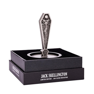 150 g Silber Statue - JACK SKELLINGTON - Miniatur Statue 3-Dimensional - EINZELSTÜCK