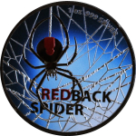 1 oz Australien 2020 Color - Most Dangerous Redback Spider Rotrückenspinne - Blue Limited Edition - silber 1 AU$