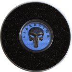 1 oz Silber - LIBERATOR - SKULL - DARK BLUE PROOF UV-Effekt 2021 - Limitierte Editon Dark Side One Soul nur 100 Stück- EINZELSTÜCK !