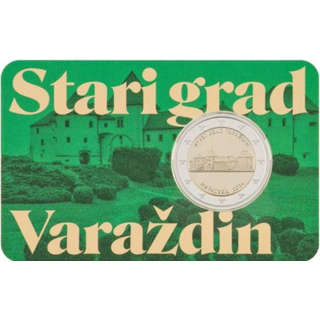 2 Euro Kroatien 2024 Coin Card - Festung Varadzil im Blister