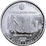 NEU* 1 oz Serbien 2024 BU - NIKOLA TESLA HYDROELECTRIC...