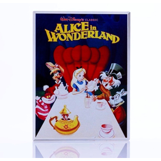 5 oz Niue 2024 Proof - ALICE im WUNDERLAND - Disney Posters Kollektion - 10 NZ$ - Auflage 200!