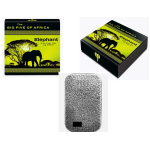 NEU* 2 oz Silber Gussbarren 2024 - Afrikanischer ELEFANT - BIG FIVE serie - Antique Finish Color