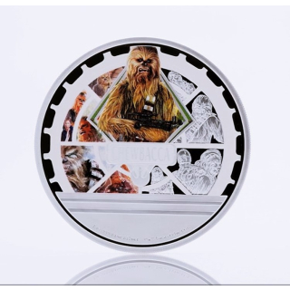 3 oz Niue 2024 Proof - STAR WARS - CHEWBACCA - Star Wars Kollektion - silber 5 NZ$