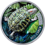 2 oz Silber Niue 2024 Antique - RED EARED TURTLE - silber Antique Finish 5 NZ$