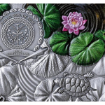 2 oz Silber Niue 2024 Antique - RED EARED TURTLE - silber Antique Finish 5 NZ$