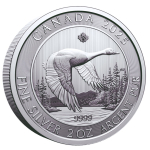 NEU* 2 oz Kanada 2025 BU - WILDGANS - GOOSE - Silber 10$  - Bullion Anlagemünze