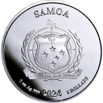 NEU* 1 oz Samoa 2024 BU - JOKER - Silber 5 $ - Serie DC Comics Samoa Ausgabe 6