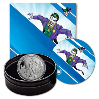 NEU* 1 oz Samoa 2024 Proof - JOKER - Silber 5 $ - Serie DC Comics Samoa Ausgabe 6