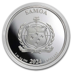 NEU* 1 oz Samoa 2024 Proof - JOKER - Silber 5 $ - Serie DC Comics Samoa Ausgabe 6