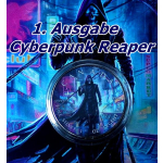 1 oz USA 2024 - CYBERPUNK REAPER MOTORBIKE - Grim Reaper - Armageddon der Zukunft - Black Ruthenium Color - Ausgabe 2