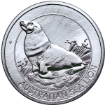 AURINUM-TOP-ANGEBOT** 1,5 oz Australien 2023 BU - SEELÖWE SEE LION - Perth Mint - Anlagesilber