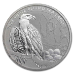 NEU* 1,5 oz Australien 2022 BU - WEISSBAUCH SEEADLER -  White Bellied Eagle - Perth Mint - Anlagesilber